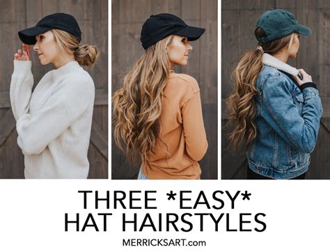 3 Easy Hat Hairstyles Hair With Baseball Hat Baseball Hat Hairstyles Mens Messy Hairstyles