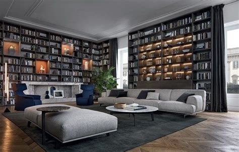 Poliform Varenna Collections Presented At Imm Home Library Design