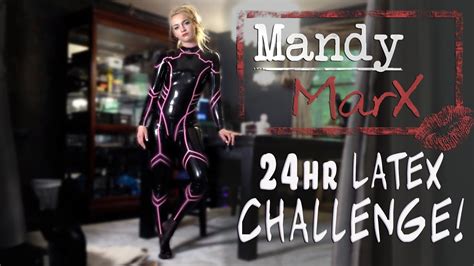 Mandy Marx Hour Tron Latex Challenge Latex Under Clothes Youtube