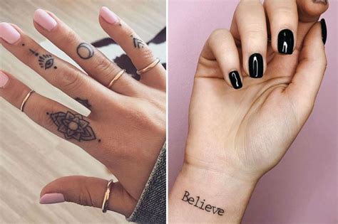 Najładniejsze tatuaże na nadgarstku i palcach te wzory będą hitem