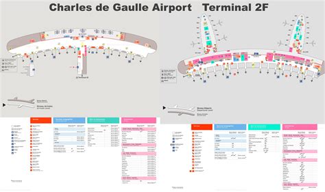 Charles De Gaulle Airport Terminal 2f Map Paris