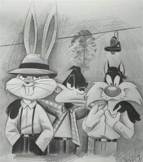 Cholo Cartoon Art Bugs Bunny And Bugs In Conversation