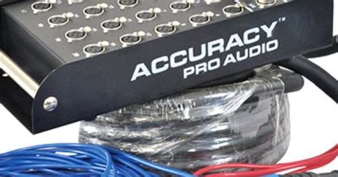 Accuracy Pro Audio Cable Multipar 24x4 30 Mts Promusic