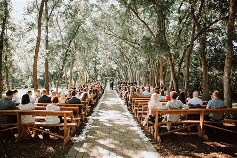 Outdoor Wedding Ceremony Vinyard Wedding Ceremony Trees Ceremony Brick