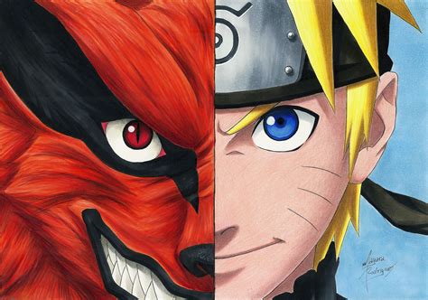 Kurama E Naruto Aprenda A Desenhar Seus Personagens Favoritos Mesmo