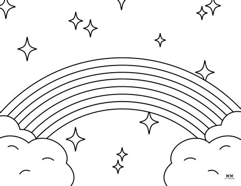 Rainbow Coloring Pages 50 Free Printable Pages Printa Vrogue Co
