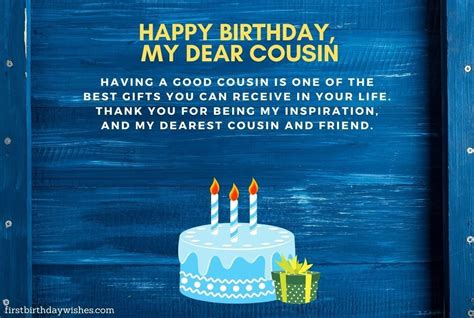 Happy birthday wishes for cousin: Birthday Wishes For Cousin - Happy Birthday Cousin Quotes ...