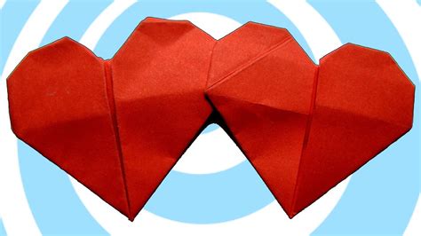 Origami Double Heart 💕 Instructions Francis Ow Youtube