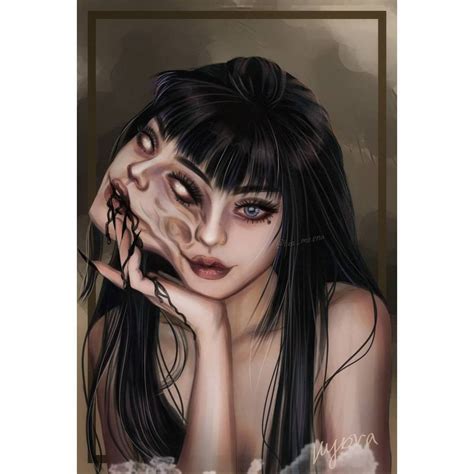 Tomie Art Junji Ito Collection Anime Art Dark Illustration Art Girl