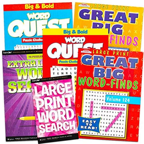 Large Print Word Search Books For Adults Super Set 6