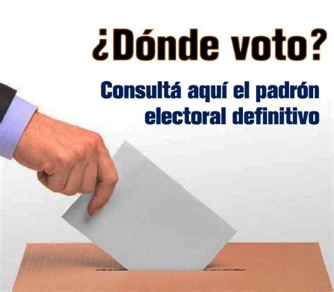 Dónde Voto Consultá El Padrón Electoral 2019 Corrientes Hoy
