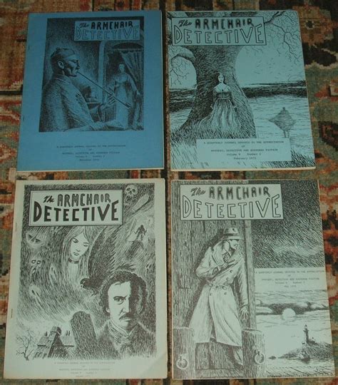 The Armchair Detective Vol 8 Nos1 4 Nov 1974 Aug 1975 Complete Allen Hubin By Edited By
