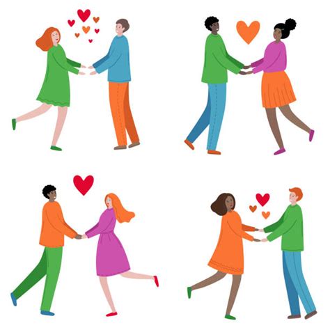 110 happy african american couple holding hands pics illustrations royalty free vector