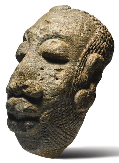 Sapi Stone Head Sierra Leone Lot Sierra Leone African Artwork
