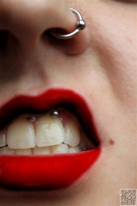 11 to the teeth 31 edgy examples of facial piercings … → jewelry trad piercings bucales