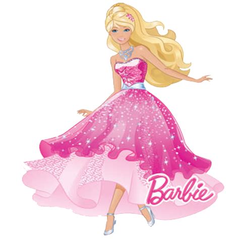 Barbie Clipart Iron On Transparent Barbie Cartoon Png Full Size