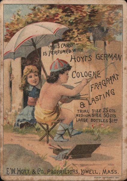 This Card Is Perfumed With Hoyts German Cologne Fragrant And Lasting
