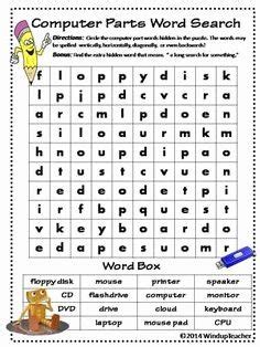 This can be used by giving oral directions or having students read and follow the directions independently. Computer Basics Worksheet Answer Key Elegant Puter ...