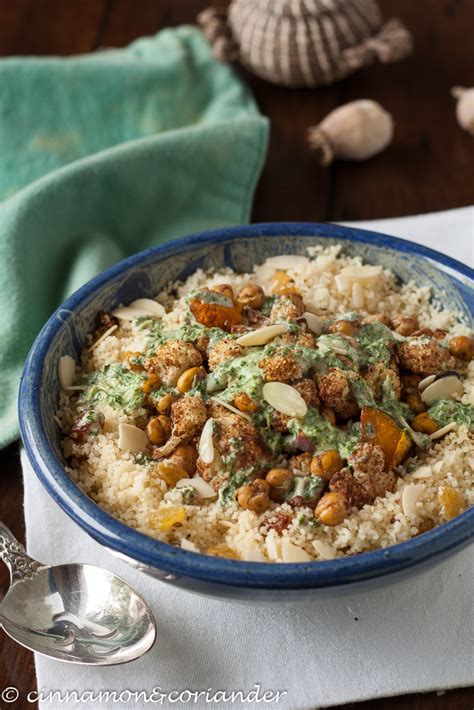 Rinse mint, pat dry with paper towels and pluck off leaves. Orange Almond Couscous Bowl with Za'atar Roasted ...