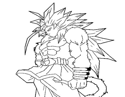 Dibujos Para Colorear Goku Fase Dios