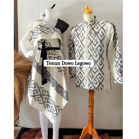 Jual Set Couple Tenun Jepara Couple Tenun Set Baju Tenun Troso