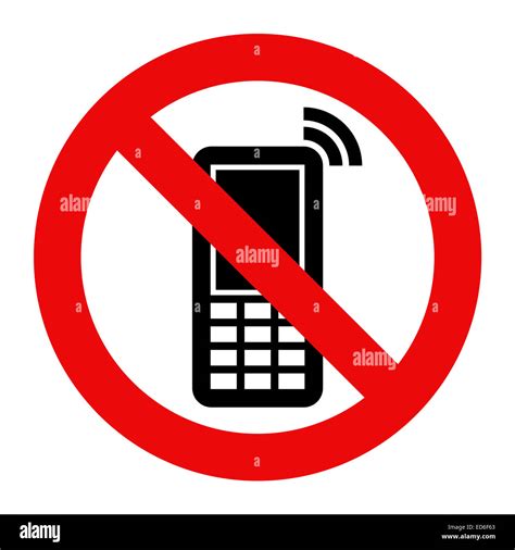 No Cell Phone Sign