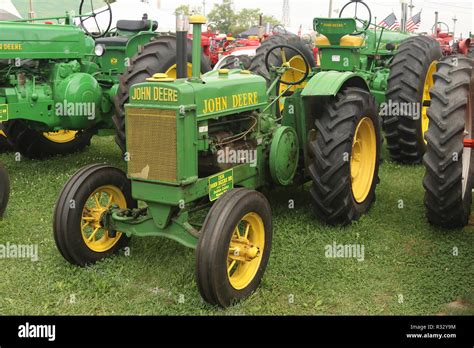 Tractor- 1936 John Deere Model BR. Canfield Fair. Mahoning County Fair