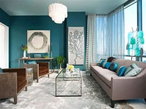 Decorating With Blue And Brown Living Room Walls Leadersrooms