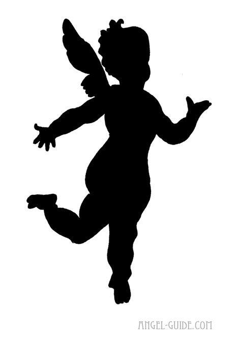 Angel Silhouette Cherub Picture Our Silhouette Pictures Cherub And Cupid