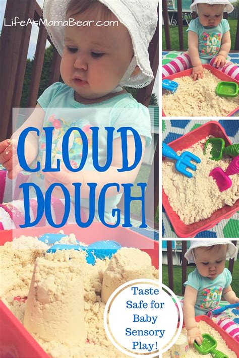 Taste Safe Cloud Dough For Baby Sensory Play Life As Mama Bear