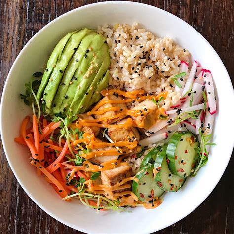 Lemongrass Tofu Banh Mi Bowl