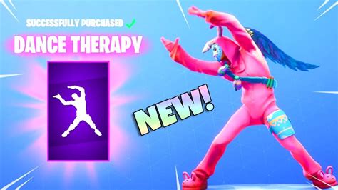 New Dance Therapy Emote New Item Shop Update Fortnite Battle Royale