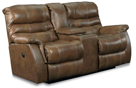 Find out how to make impromptu entertainment a way of life. Garrett Double Reclining Console Loveseat | Lane furniture, Leather reclining sofa, Brown ...