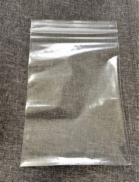 100 5 X 7 Clear Poly Bags 2 Mil With Reclosable Etsy Hong Kong
