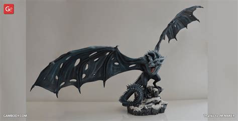 Gambody Stl Files Of Viserion Dragon Game Of Thrones For 3d Printer