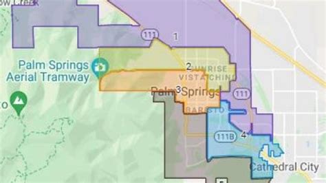 Palm Springs Adopts New City Council District Map Changes Minor