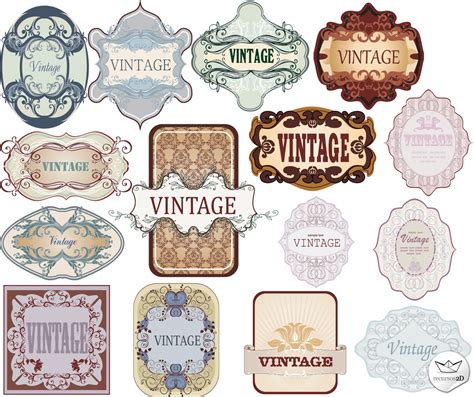 Pegatinas O Etiquetas Estilo Vintage Vector Vintage Stickers