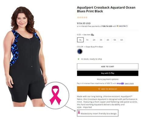 Junoactive Offers Mastectomy Friendly Plus Size Swimwear In Support Of