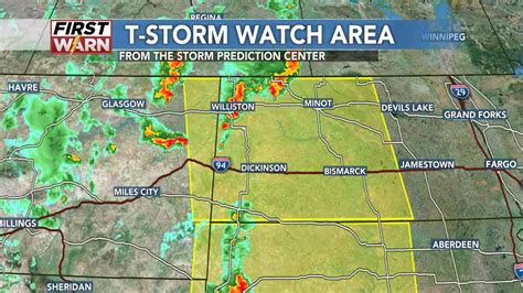 The Storm Prediction Center Has Issued A Severe Thunderstorm Watch For