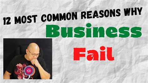 Reasons Why Business Fail YouTube