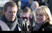 Stuart Pearce with his Wife Elizabeth owner of Pride in Battle winner ...