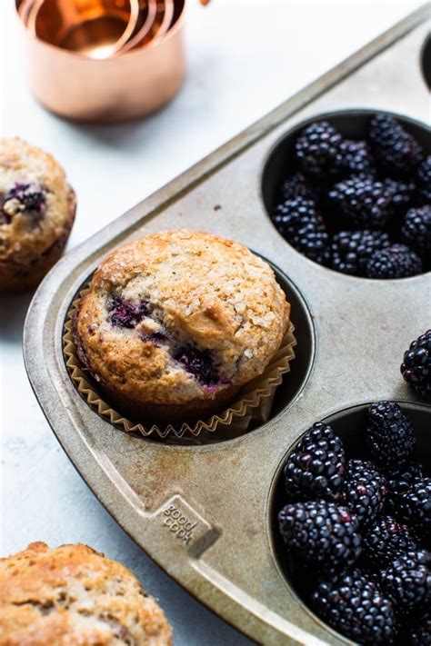 The Best Blackberry Muffins With Greek Yogurt Krolls Korner
