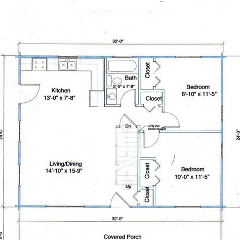 Cabin Plans 32x32 Pinterest Pictures Of A House And Kitchen Sinks