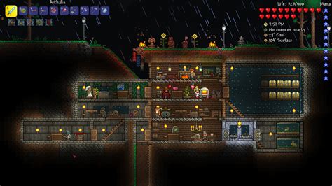 | terraria house designs hello there i'm gandalfhardcore and welcome back. My Expert-Mode Starter Base : Terraria