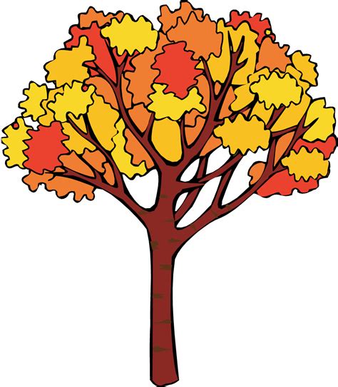 Autumn Clip Art Crafts Picture Fall Tree Clipart Woy  Clipartix