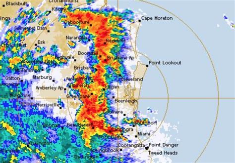 Check out our current live radar and weather forecasts to help plan your day. Traffic Chaos as Major Storms Hit Brisbane - Broadsheet