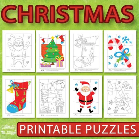 Printable Christmas Puzzles For Kids