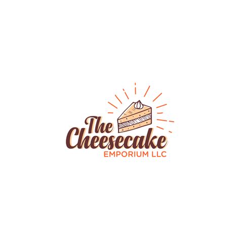 Cheesecake Cake Cheese Logo Branding Graphic Web Design