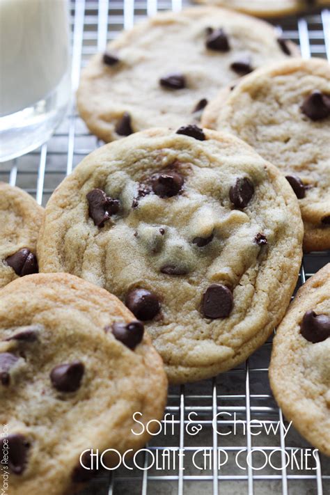Applesauce chocolate chip cookies are the perfect skinny(er) way to enjoy holiday baking! Soft and Chewy Chocolate Chip Cookies | Mandy's Recipe Box