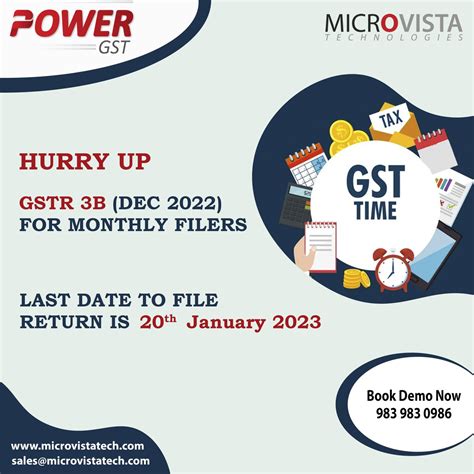 Microvista Technologies Pvt Ltd On Twitter Last Day To File GSTR 3B